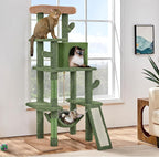 Yaheetech 63in Cactus Cat Tree, Pet Furniture Activity Center - Image 2