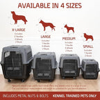 SportPet Airline Compliant MEDIUM 24.25" Travel Dog Kennel-Durable Plastic - Image 6
