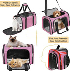 Soft-Sided Cat/Dog/Pet Carrier, Collapsible Pets Travel Carriers - Image 5