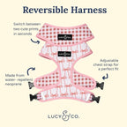 Lucy & Co. Cute Reversible Dog Harness Walking Halter - Image 2