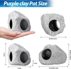 CousDUoBe 13Pcs Aquarium Hideaway Rock Cave Fish Tank Decorations quarium - Image 2