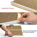 Cat Scratcher Cardboard with Box Durable Corrugate Scratching Kitty Sofa Lounge - Image 4