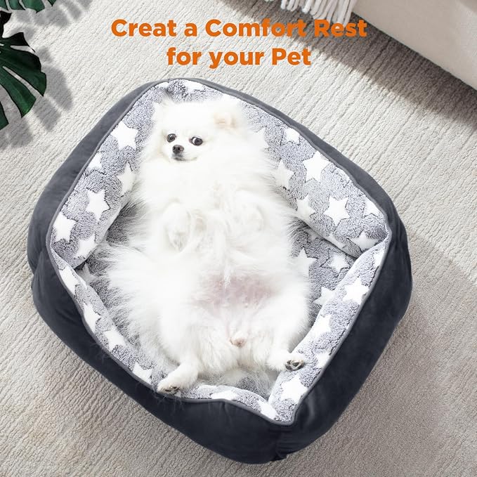 GASUR Dog Beds Small Plus Size, Small Dog Bed Washable, Orthopedic Pet Sofa Bed - Image 5