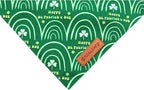 Realeaf St. Patrick's Day Dog Bandanas 2 Pack, Reversible Green Dog Scarf - Image 4