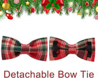Christmas Plaid Dog Collar - Image 4
