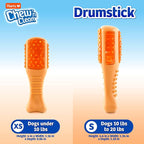 Hartz Chew ‘n Clean Chew Toy and Treat in One Chicken Flavored Drumstick Dog Toy - Image 3