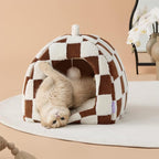 Lesure Cute Cat Beds for Indoor Cats - 2 in 1 Cat Cave Bed for Kittens and - Image 2