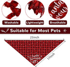 Weewooday 9 Pcs Holiday Dog Bandanas St' Patrick's Day Easter Bandanas Birthday - Image 2