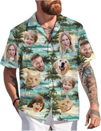 Custom Hawaiian Shirt with Face Photo Picture by GLOXO