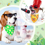Eccliy 30 Pack Flower Dog Bandanas Bulk Summer Soft Triangle Dog Scarfs - Image 5