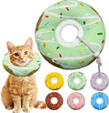 Cat Cone Collar Soft, Adjustable Cat Recovery Collar Kitten Cones to Stop by Seyezo