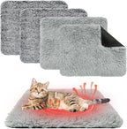 KOOLTAIL Self Warming Cat Bed, 4 Pack 18*24in Plush Extra Warm Self Heating Pet by KOOLTAIL