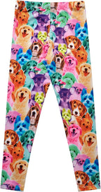 Girl Unicorn Leggings Kid Rainbow Print Legging Tights Trousers Slim Long Pants - Image 2