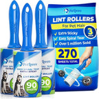 PetLovers Extra Sticky Lint Roller Value Set 270 Sheets by PetLovers