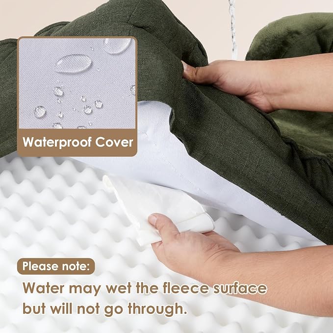 EHEYCIGA Orthopedic Dog Beds for Large Dogs, Waterproof Memory Foam Large Dog - Image 4