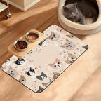 Pet Feeding Mat, Pet Photo Absorbent Dog Cat Food Mat Dog Mat by Unknown