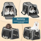 19 x 12 x 12 Large Cat Car Carrier – Roomy Escape-Proof Cat Car Seat - Image 8