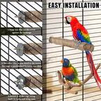 REHALY Large Bird Perch Stand, Paw Grinding Forks, Stand & Toys - Image 5