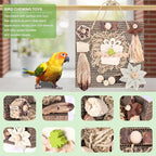Kyouki Bird Toys, Parakeet Toys, Parrot Toy, Conure Hanging Chewable Cardboard - Image 2