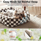 JOEJOY Small Dog Bed for Small Dogs, Rectangle Washable Orthopedic Corduroy - Image 2