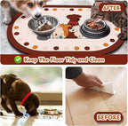 Dog Feeding Mat 24''x16'', Absorbent Pet Food Mat, No Stains Quick Dry Pet - Image 5