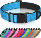 Joytale Reflective Dog Collar, Soft Neoprene Padded, Metal D-Ring, Nylon Pet by Joytale