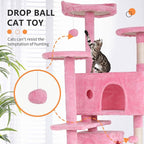 Cat Tree for Indoor Cats, Space Saving Cat Activity Center, Durable Pet Play - Image 5