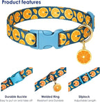 Cute Dog Collar Fruit Orange Pattern - Image 3