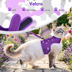 Kitty Harness and Leash for Walking Escape Proof Breathable Mesh Fabric - Image 5