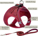 Dog Harness with Leash Set, No Pull Adjustable Reflective Step-in Puppy Pet - Image 2