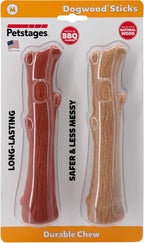 Outward Hound Pupstages Dogwood Mesquite Dog Chew Toy – Real-Wood Blend - Image 2
