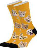 D-Story Custom Face Socks, Personalized Photo Picture on Socks, Unisex Athletic by Enjoy-yjl