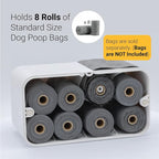 SVD.PET Dog Poop Bag Holder Dispenser, Wall mount or Tabletop, Holds 8 Rolls of - Image 4