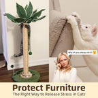 Fantasreen Cat Scratching Post 33'' Cat Scratcher Tall Scratching Posts - Image 5