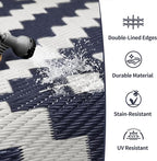 GENIMO Outdoor Rug for Patio Clearance, Reversible Plastic Camping Rugs - Image 5