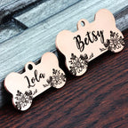 Ultra Joys Stainless Steel Pet ID Tag Dog Name Tags Personalized Front and Back - Image 3