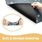 Dog Food Mat, Diatom Ooze Cat Water Mats Non Slip - Image 5