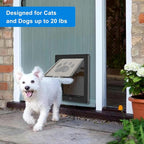 CEESC Dog Door for Pets Up to 20lb, Weatherproof Pet Door for Cats and Dogs - Image 2