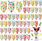 Weewooday 50 Pcs Fruit Dog Bandanas Bulk by Weewooday