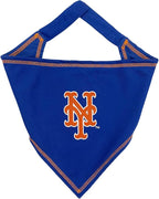 Pets First MLB New York Mets TIE Bandana, Small/Medium. Dog Bandana Scarf Bib by PETSFIRST