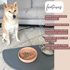 Should We Go - Waterproof Silicone Pet Food Mat - Non-Slip, Spill-Proof Feeding - Image 5