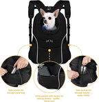 WOYYHO Pet Dog Carrier Backpack Small Dog Front Backpack Ventilated Dog Carrier - Image 4
