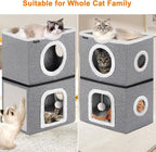 URPOWER 2 Story Cat Bed, Large Cat House - Image 2