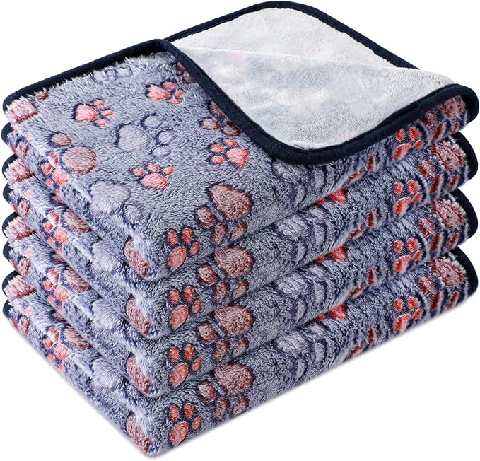 Tatuo 4 Pcs Dog Blanket for Pet Cat Blankets Indoor Puppy Teething Stuff Toys by Tatuo