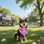30 Pcs Patriotic Small Dog Bandanas Bulk 25 Inch Independence Day Dogs Bandana - Image 6