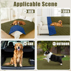 Smiry Waterproof Dog Bed Cover Blanket 30x53, Soft Reversible Pet Blanket - Image 5