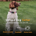 Dog Collar, Adjustable Soft Floral Pet Collar - Image 5