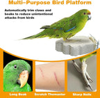 PINVNBY 4 PCS Bird Perches Calcium Parrot Perch Stand Bird Beak Grinding Stone - Image 5