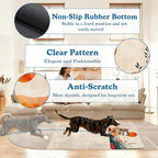 Boho Mountain Sun Pet Food Mat for Cats and Dogs–Christmas Stocking Absorbent - Image 4
