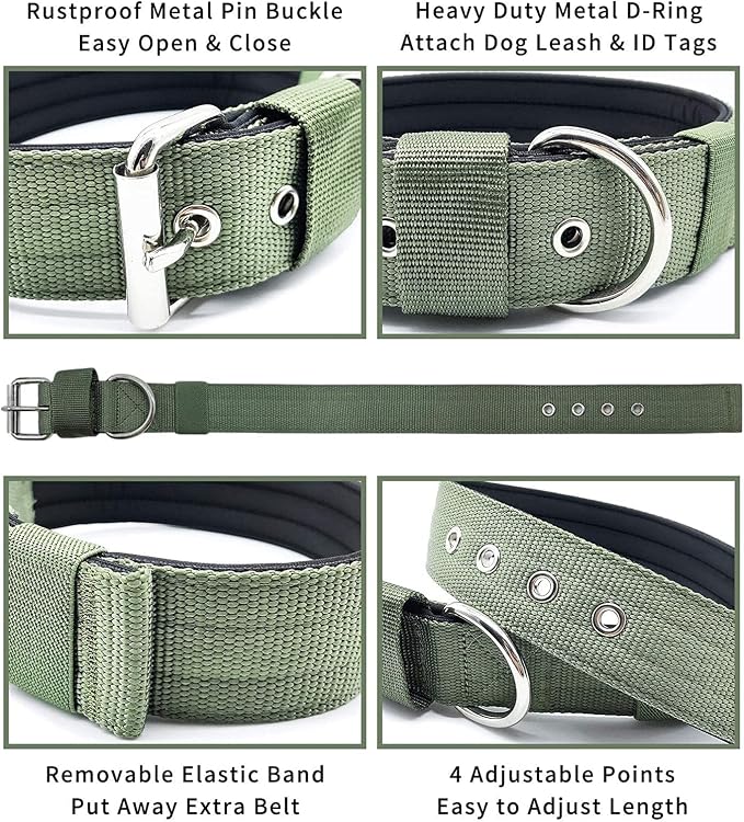 Heavy Duty Tactical Dog Collar - Image 3